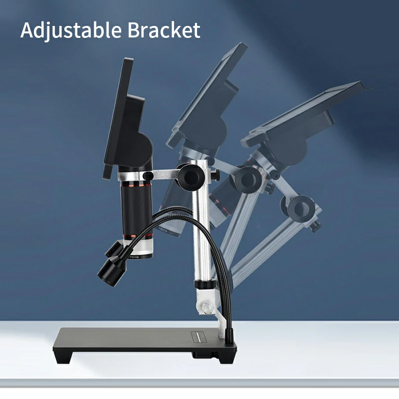 7 Inch HD Large Screen Digital Industrial Microscope for BGA Rework ...